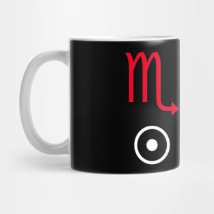 Scorpio Sun Aries Moon Zodiac Sign Mug